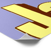 ホルン付きジャズフェストレディ ポスター (角)