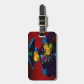 ホレイショポップ・アートのネルソンアートラゲージタグ ラゲッジタグ (正面縦)