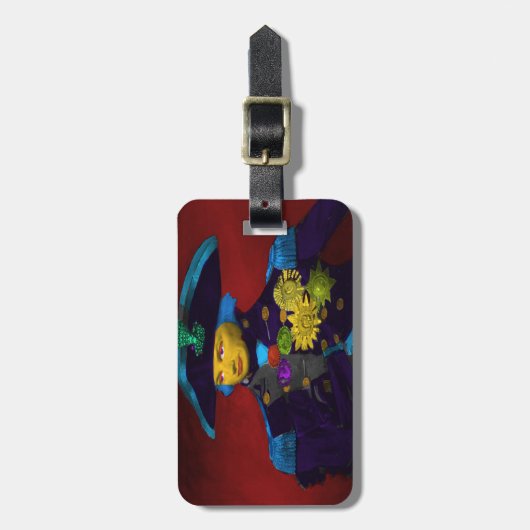 ホレイショポップ・アートのネルソンアートラゲージタグ ラゲッジタグ (正面縦)