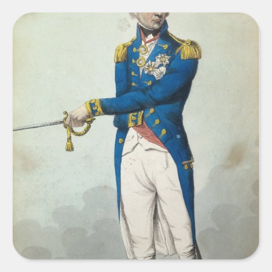 ホレイショ・ネルソン提督 スクエアシール (正面)