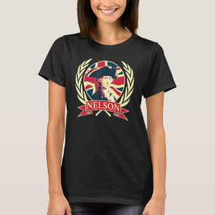 ホレイティネルソン提督英国国旗のプロパガンダ Tシャツ