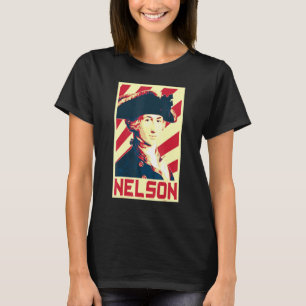 ホレイティネルソン提督英国国旗のプロパガンダ Tシャツ