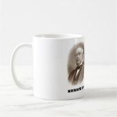 ホレスグリーリーは西の若者西に行きます行きます コーヒーマグカップ (左)