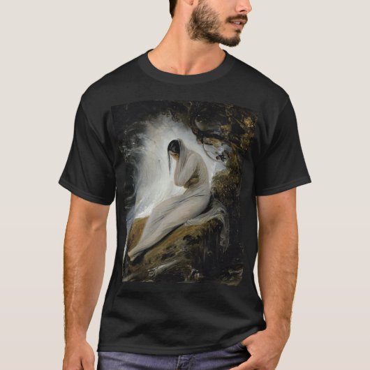 ホレス・ヴェルネによる『泣く女』 Tシャツ (正面)