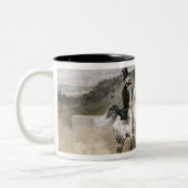 ホレスVernetおよび彼の子供 ツートーンマグカップ (左)