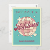 ホレタウンバルバドスバケーションレトロはがき ポストカード (正面/裏面)