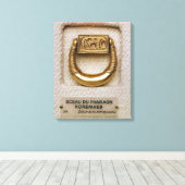 ホレンヘブ将軍の印を持つリングや輪 キャンバスプリント (インサイチュ (ウッドフロア))