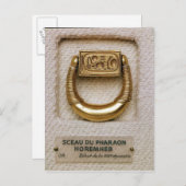 ホレンヘブ将軍の印を持つリングや輪 ポストカード (正面/裏面)