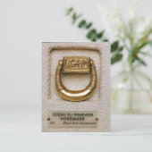 ホレンヘブ将軍の印を持つリングや輪 ポストカード (スタンド正面)