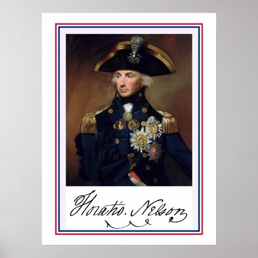 ホレーション絵画・ネルソンとサイン ポスター (正面)