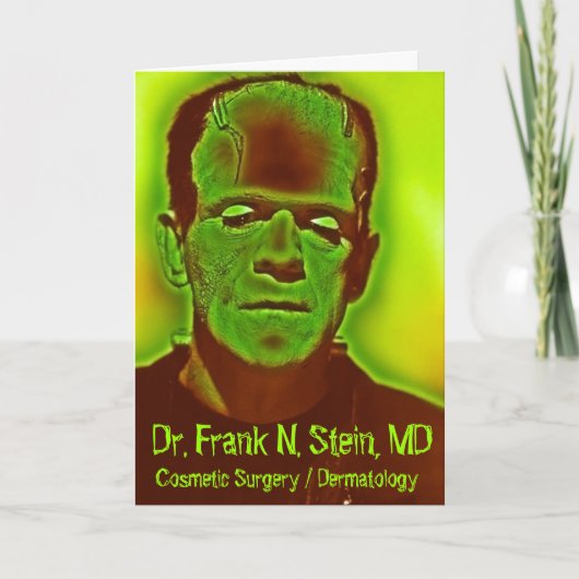 ホレーハおもしろいロウィーンカードハッピーハローウィングリーチン カード (正面)