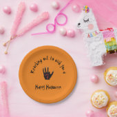 ホレーハロウィンデッドハンド紙プレート ペーパープレート (パーティー)