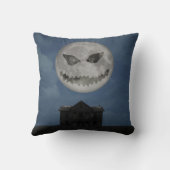 ホレーハロウィーンのカボチャのちょうちんハロウィンムーン クッション (裏面)