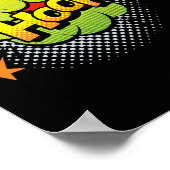 ホレー!!!うれしポップ・アートのいアート漫画お祝い ポスター (角)