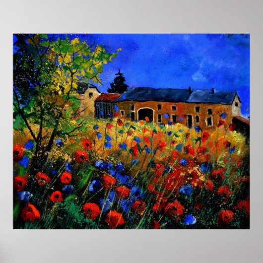 ホロイの赤いケシ ポスター (正面)