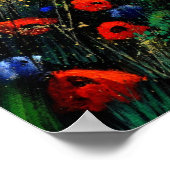 ホロイの赤いケシ ポスター (角)