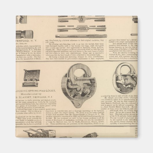 ホロイドと会社 マグネット (正面)