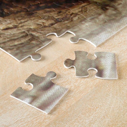 ホロウの木に棲む野生のミツバチ ジグソーパズル (側面)