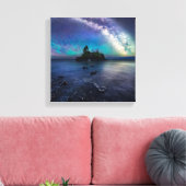 ホロウ岩の上の天の川 キャンバスプリント (インサイチュ (リビング))