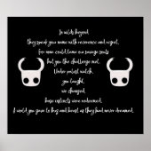 ホロウ・ナイト詩 ポスター (正面)