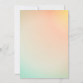 ホロエレガントグモダン結婚式招待状 招待状 (裏面)