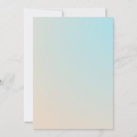 ホロエレガントグモダン結婚式招待状 招待状 (裏面)