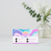 ホロカスタマイズホロホログラム名刺 名刺 (スタンド正面)