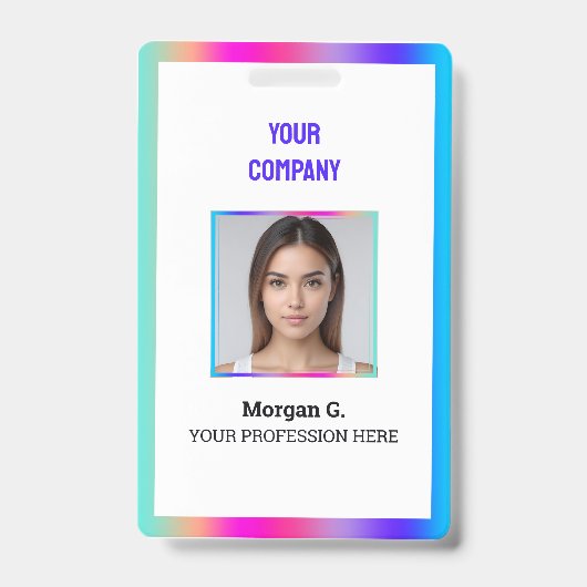 ホロカスタムグラム写真名 バッジ (Front)