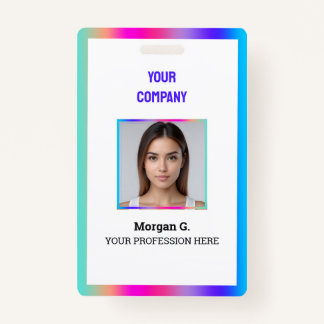 ホロカスタムグラム写真名 バッジ