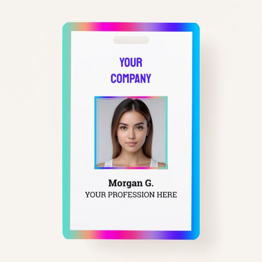 ホロカスタムグラム写真名 バッジ (正面)