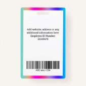 ホロカスタムグラム写真名 バッジ (裏面)