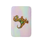 ホロカラフルグラム及び恐竜 バスマット (正面縦)