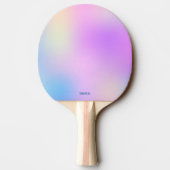 ホロカラフルグ背景 卓球ラケット (裏面)