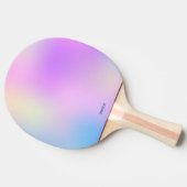 ホロカラフルグ背景 卓球ラケット (横)