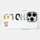 ホロキャットデザインタフ懸命 | iPhone ケース Case-Mate iPhoneケース (裏面 (横))