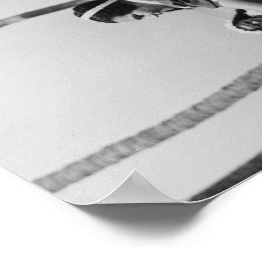 ホロクフラダンサーとバンド写真ハワイ ポスター (角)