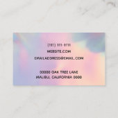 ホログフェイクラフィカスタムック·名刺 名刺 (裏面)