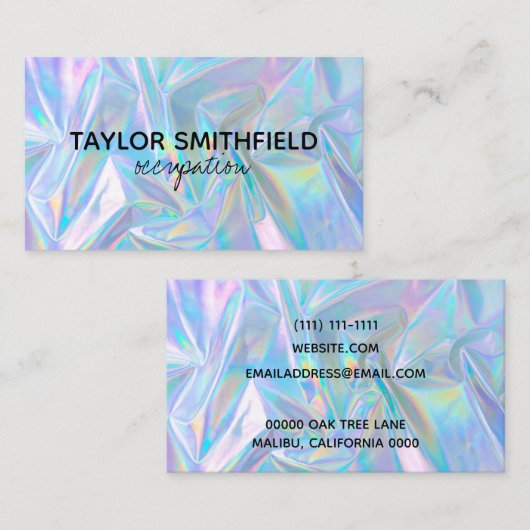 ホログフェイクラフィカスタムック·名刺 名刺 (正面/裏面)