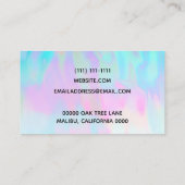 ホログフェイクラフィカスタムック·名刺 名刺 (裏面)