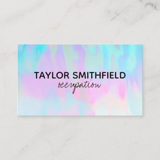 ホログフェイクラフィカスタムック·名刺 名刺 (正面)