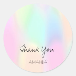 ホログラフのドリップピンクのストロークの名前 ラウンドシール