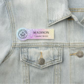 ホログラフィかわいらしックグリッターグラマガーリーラス 名札 (インサイチュ)