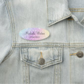 ホログラフィかわいらしックグリッターグラマガーリーラス 名札 (インサイチュ)