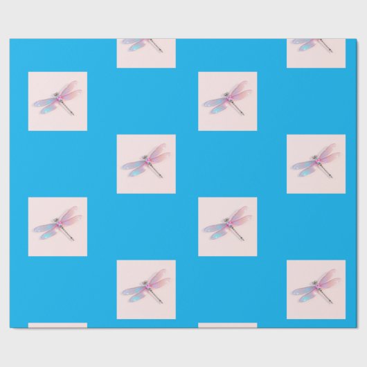 ホログラフィかわいらしックトンフライラッピング紙 ラッピングペーパー (シーム)