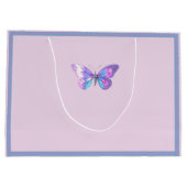 ホログラフィかわいらしックバタフライ抱き枕 ラージペーパーバッグ (裏面)
