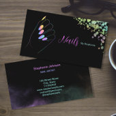 ホログラフィきらめくックグリッターネイルアートマニキュア 名刺