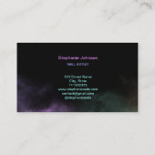 ホログラフィきらめくックグリッターネイルアートマニキュア 名刺 (裏面)