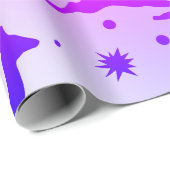 ホログラフィエレガントックのクリスマスのトナカイ模様 ラッピングペーパー (ロールコーナー)