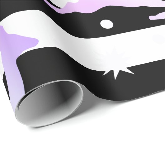 ホログラフィエレガントックのクリスマスのトナカイ模様 ラッピングペーパー (ロールコーナー)