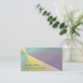 ホログラフィエレガントックの豪華な光沢 名刺 (スタンド正面)